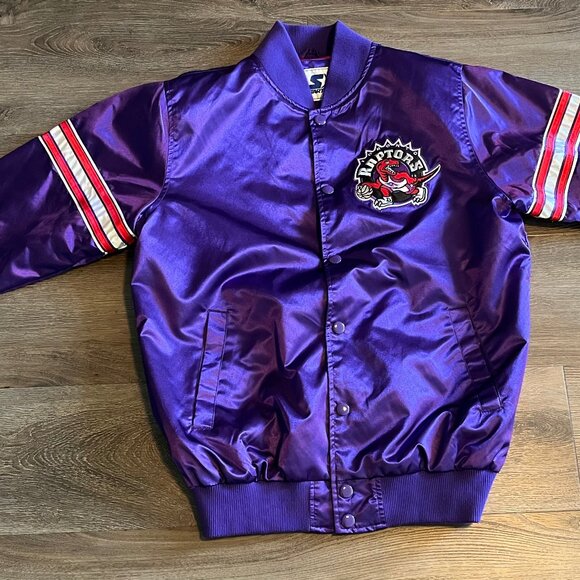 STARTER Other - Starter Toronto Ratpors 90s Logo Satin Bomber Jaket- Size Medium